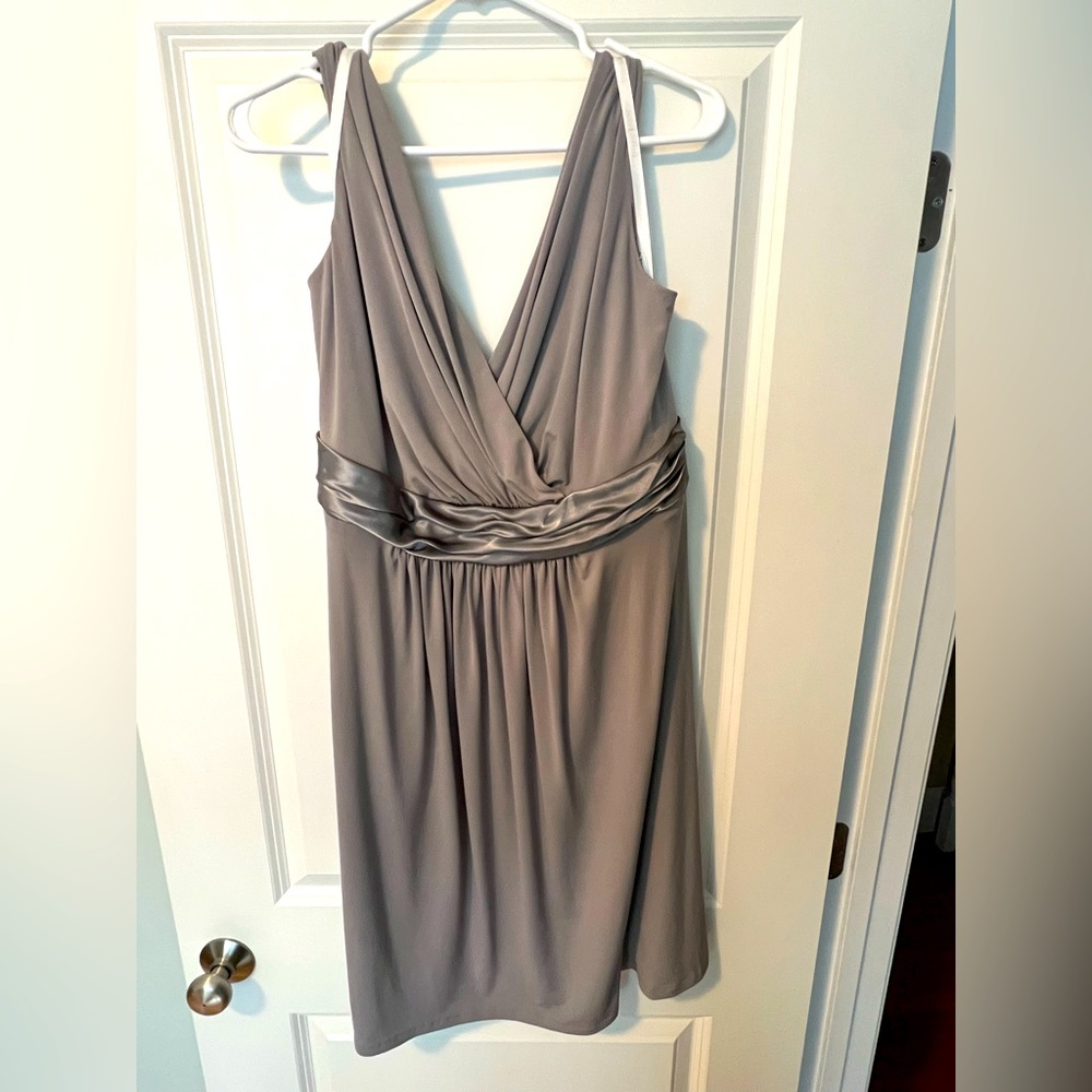 Woman’s Gray formal dress